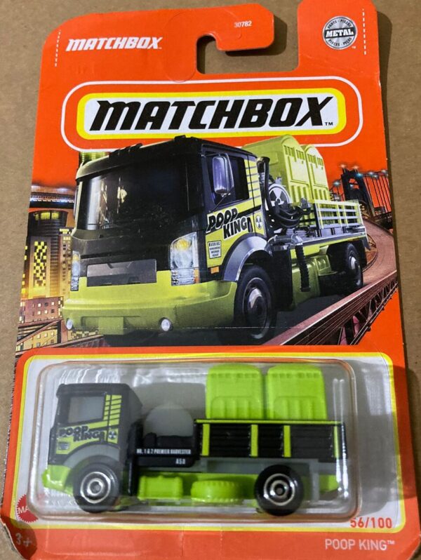Matchbox MBX Poop King (GVX66) Crazy 4 Diecasts