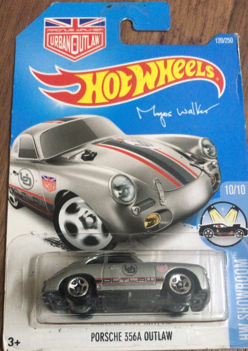Hot Wheels – Porsche 356A Outlaw – (DHX35) – Silver – Crazy 4 Diecasts