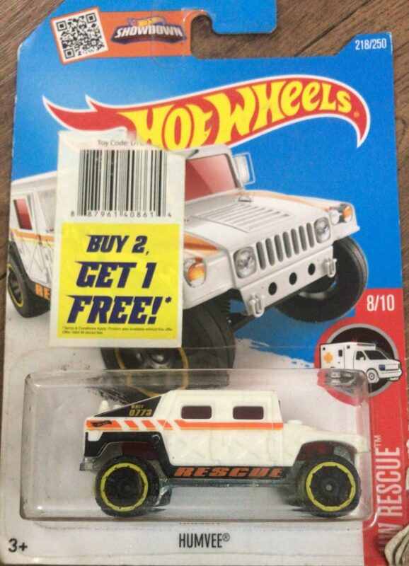 Hot Wheels – Humvee – (DHX73) – White – Rescue – Crazy 4 Diecasts | Buy ...