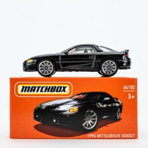 Matchbox 1994 Mitsubishi 3000GT Nero – Modellino Auto In Scala 64/102, Serie 2022 - 2