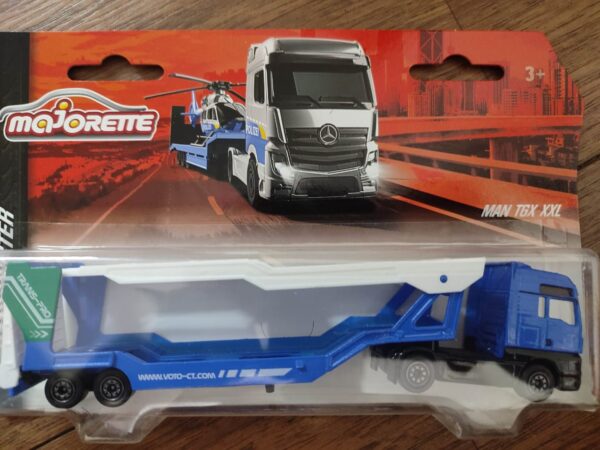 Camion Renault Majorette 1:55 – Transporteur De Voitures – Réf A44 – Occasion