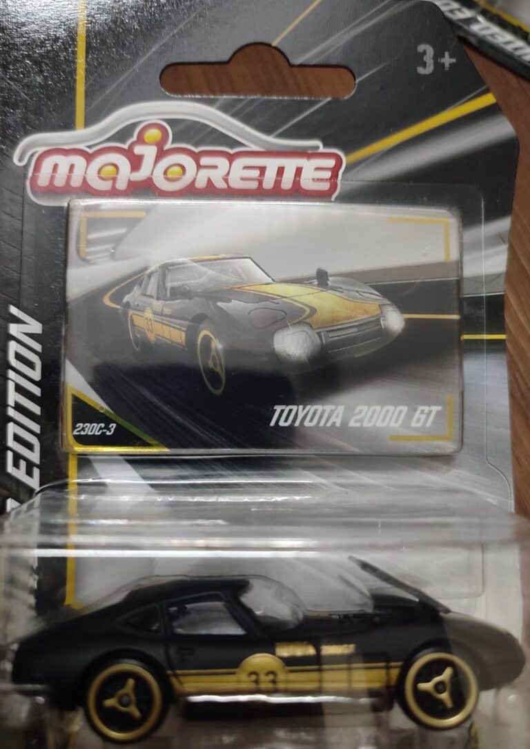 Toyota 2000 GT – Majorette Limited Edition (Black & Gold) – Crazy 4 ...