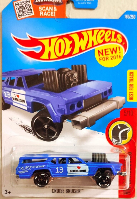 Hot Wheels Cruise Bruiser Blue – DHW97 – Crazy 4 Diecasts