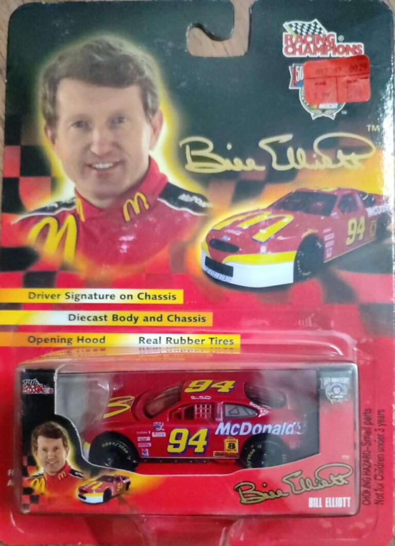 Racing Champions – Bill Elliott (McDonalds). – Crazy 4 Diecasts