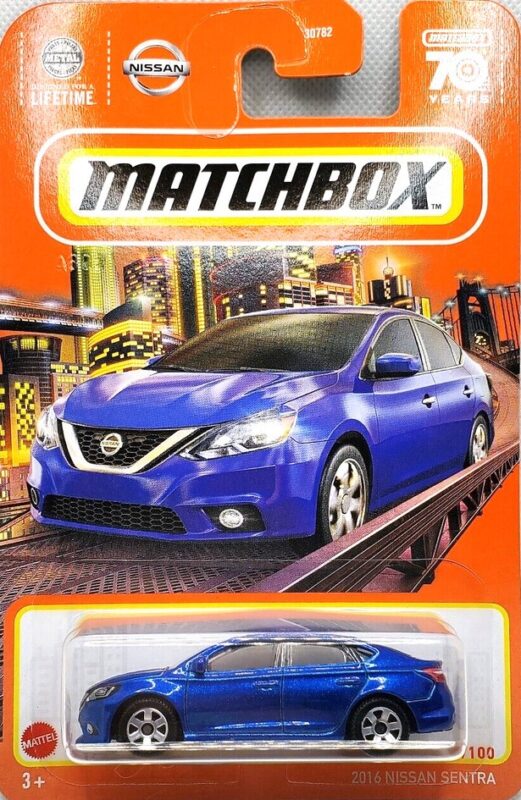 Matchbox – Nissan Sentra 2016 (HKW39) [Imported]. – Crazy 4 Diecasts