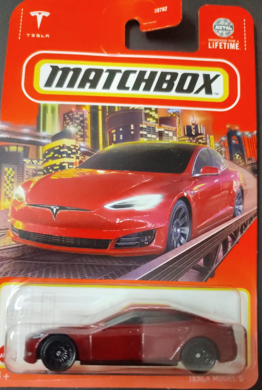 Matchbox – Tesla Model S (HVL42) [Imported]. – Crazy 4 Diecasts | Buy ...
