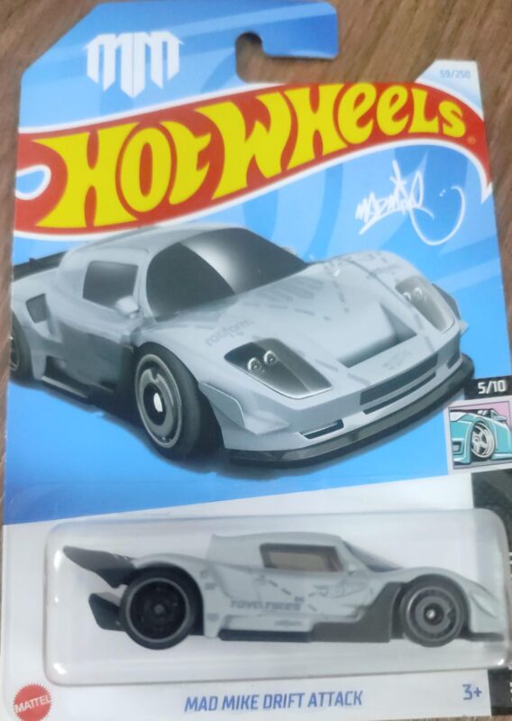 Hot Wheels – Mad Mike Drift Attack (HTB66) [Imported]. – Crazy 4 Diecasts
